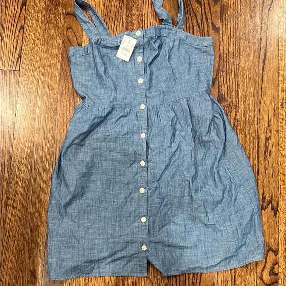 J. Crew Denim Blue Button-Down dress - Picture 1 of 4